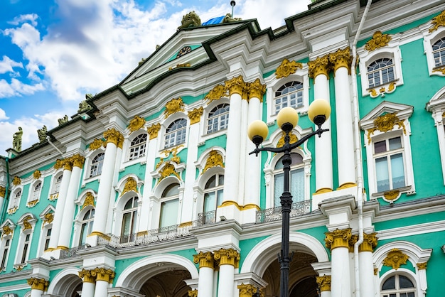 Palazzo d'Inverno e Museo dell'Ermitage. San Pietroburgo. Russia.