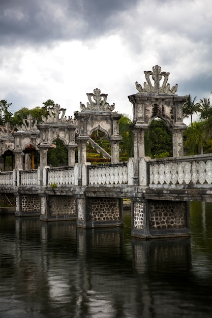 Palazzo dell&#39;acqua di Tirta Gangga a Bali, Indonesia