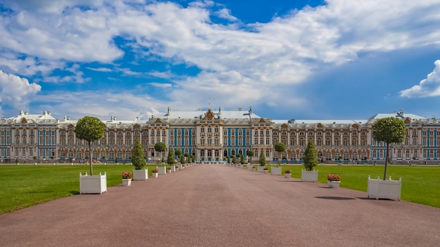 Palazzo di Caterina, situato nella città di Tsarskoye Selo (Pushkin), San Pietroburgo, Russia