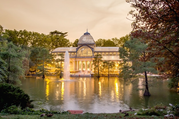 Palazzo di cristallo nel parco del Buen Retiro, Madrid