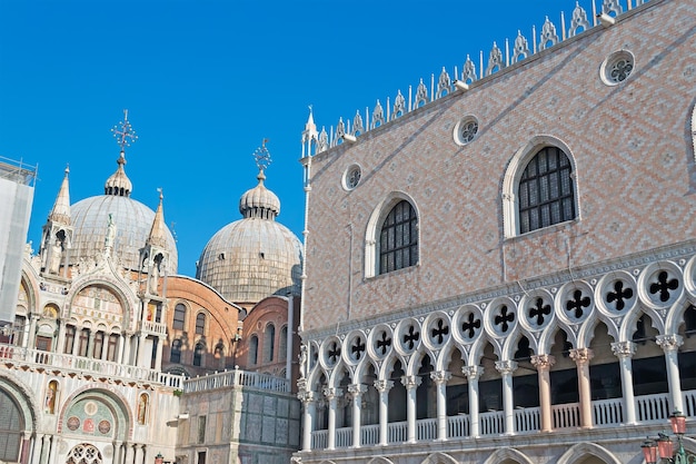 Palazzo Ducale e Cattedrale di San Marco a Venezia Italia