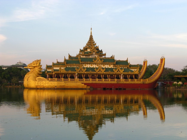 Palazzo Karaweik Yangon Rangoon Myanmar