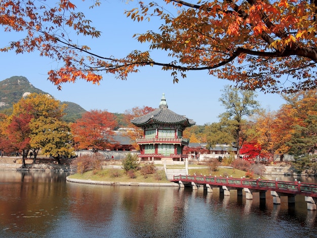 Palazzo tradizionale coreano di architettura Gyeongbokgung