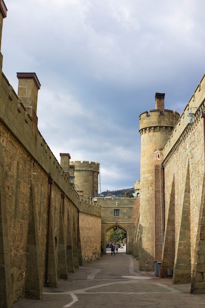 Palazzo Vorontsov in Crimea, castello con strade antiche