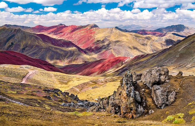 Palccoyo Rainbow Mountains in Perù