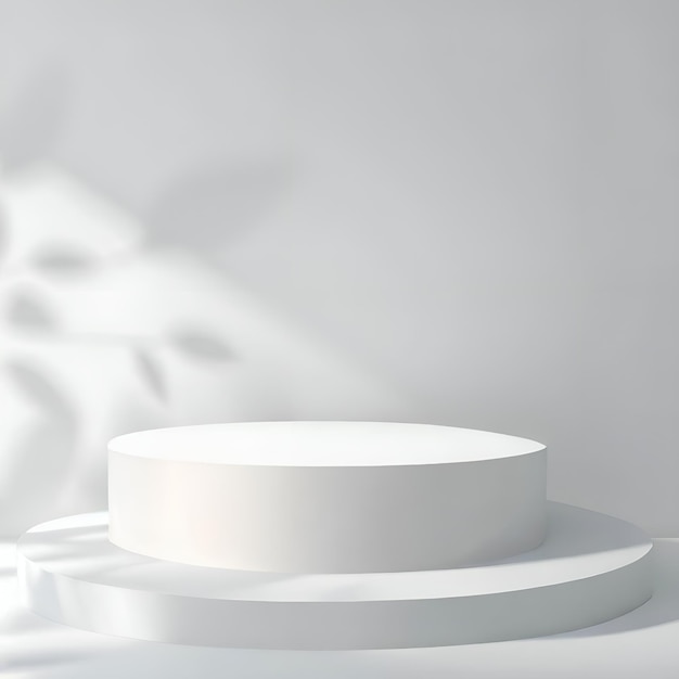palco bianco esposizione del prodotto scena vuota presentazione del prodotto