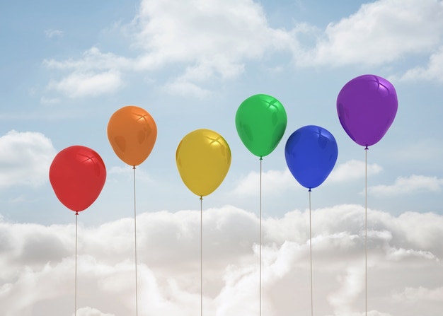 Palloncini nel cielo