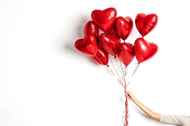 Palloncini rossi per il giorno di San Valentino