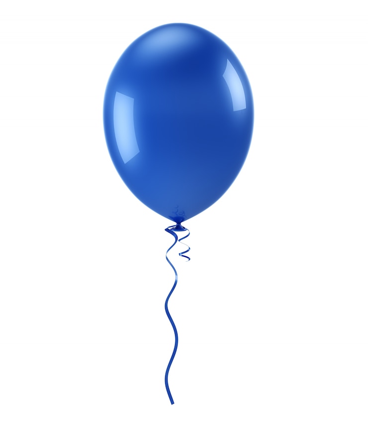 Foto palloncino blu