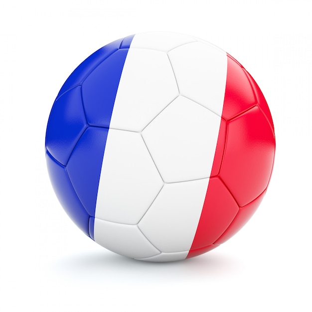 Pallone da calcio calcio con bandiera della Francia