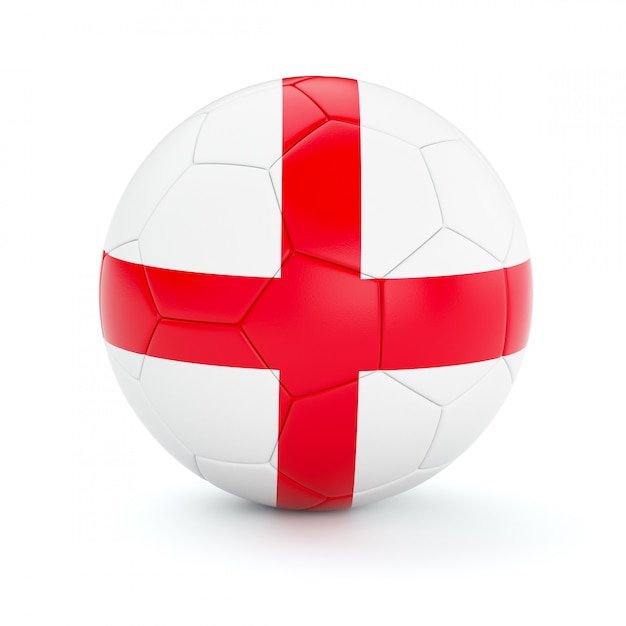 Pallone da calcio calcio con bandiera Inghilterra