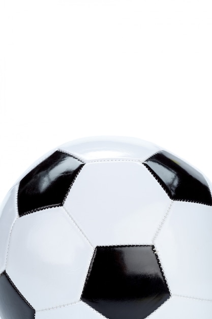Pallone da calcio isolato su bianco