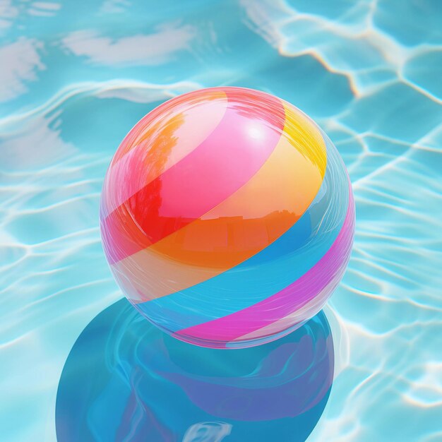 Pallone da spiaggia gonfiabile colorato