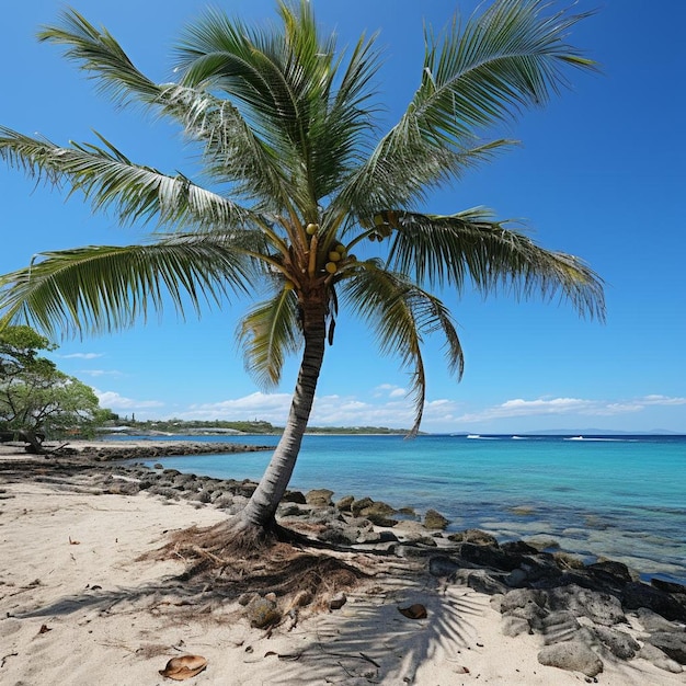 Palm Tree Panache Beach Paesaggio Foto