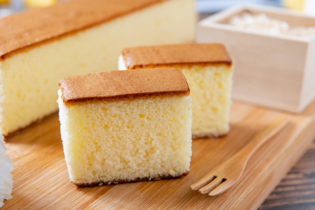 Pan di Spagna al miele dolci giapponesi torta di castella al miele Pan di Spagna giapponese