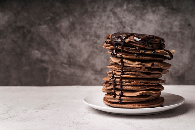 Pancake Close-up con topping