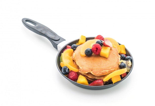 pancake con frutti misti