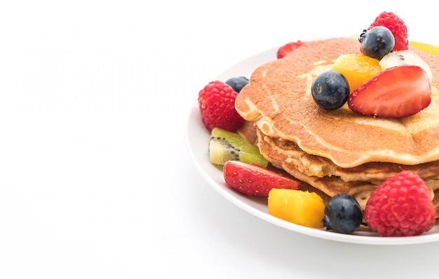 pancake con frutti misti