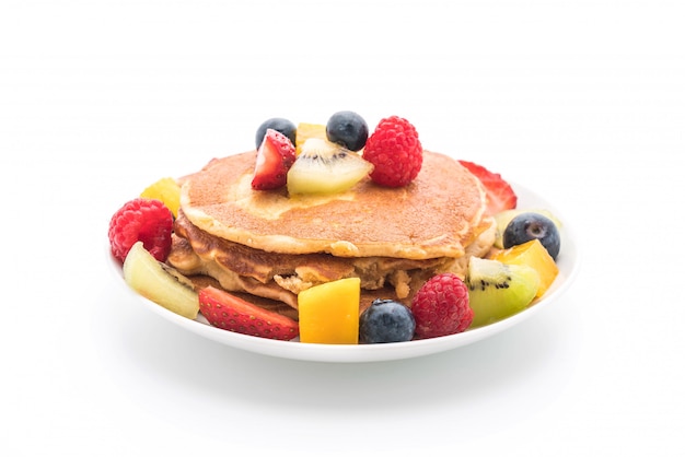 pancake con frutti misti