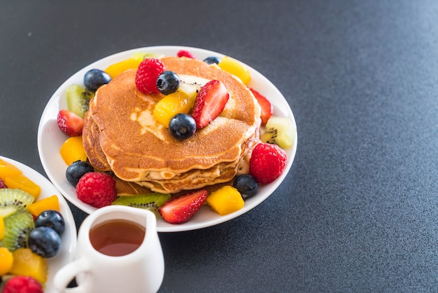 pancake con frutti misti