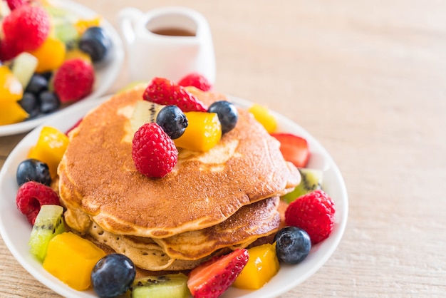 pancake con frutti misti