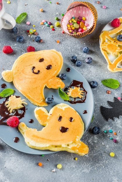 Pancake divertenti per bambini di Halloween