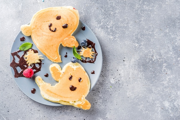 Pancake divertenti per bambini di Halloween