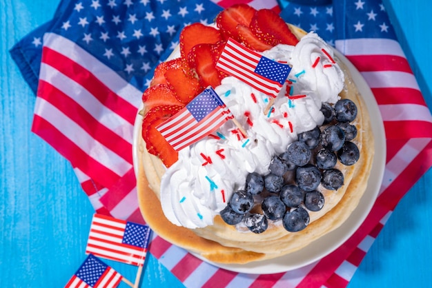 Pancake per la colazione del 4 luglio