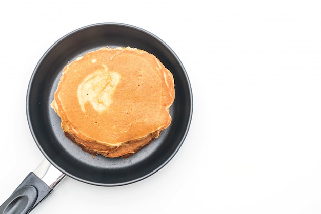 pancake su sfondo bianco