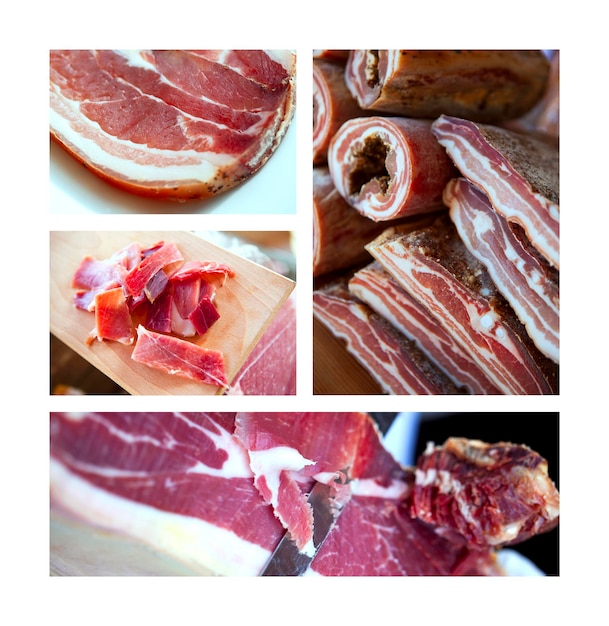 Pancetta e prosciutto