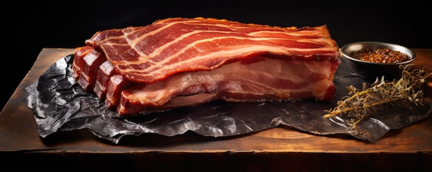 pancetta intera affumicata generativa ai