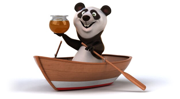 Panda divertente