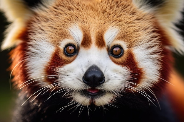 Panda rosso da vicino
