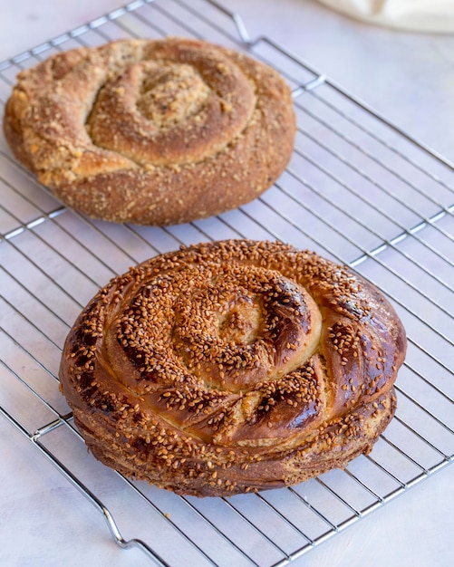 Pane al tè alle noci e tahini Cucina mediterranea e mediorientale