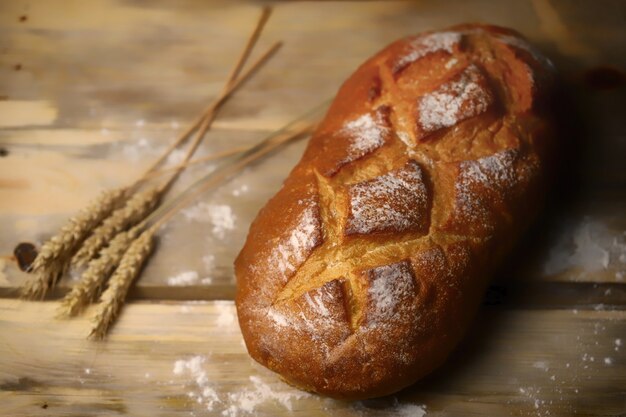 Pane appena sfornato Spighette di grano