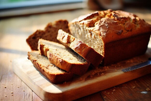 Pane di grano con burro di arachidi