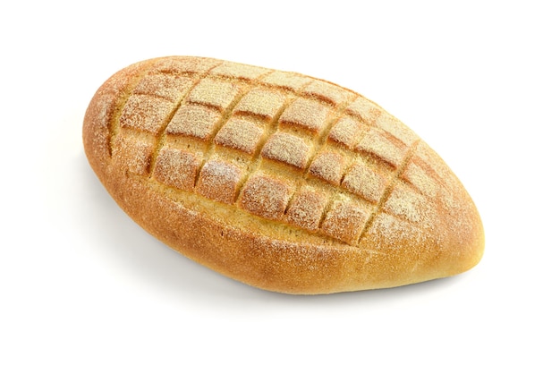 Pane di mais su uno sfondo bianco.