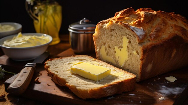 Pane e burro fatti in casa