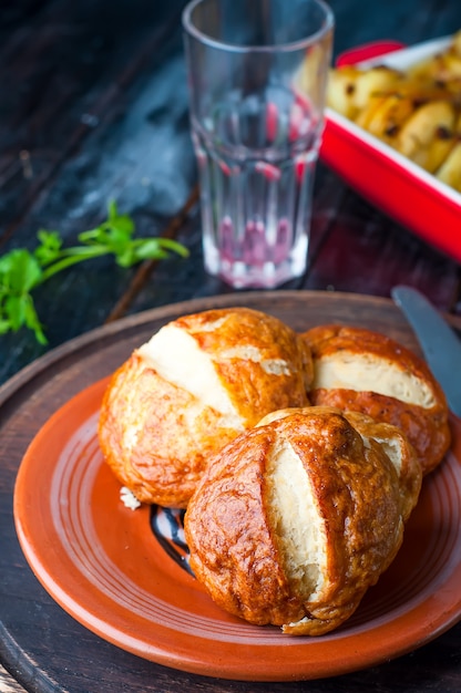 pane e grano freschi