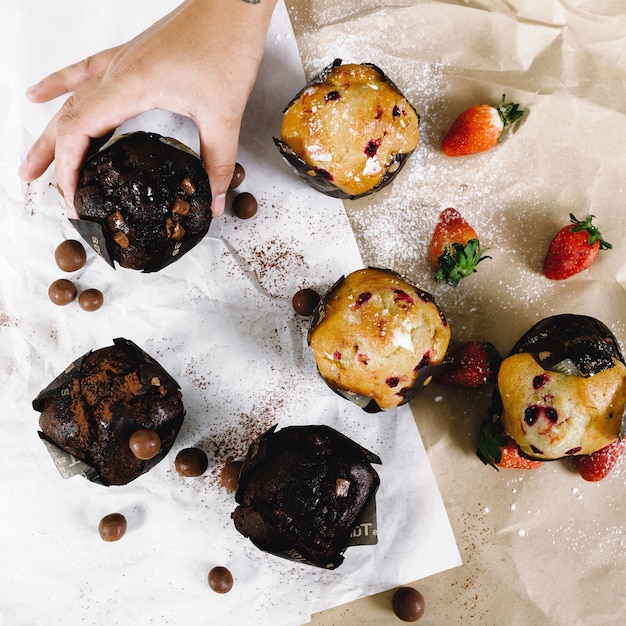 pane Fragola Caramella Torta al cioccolato