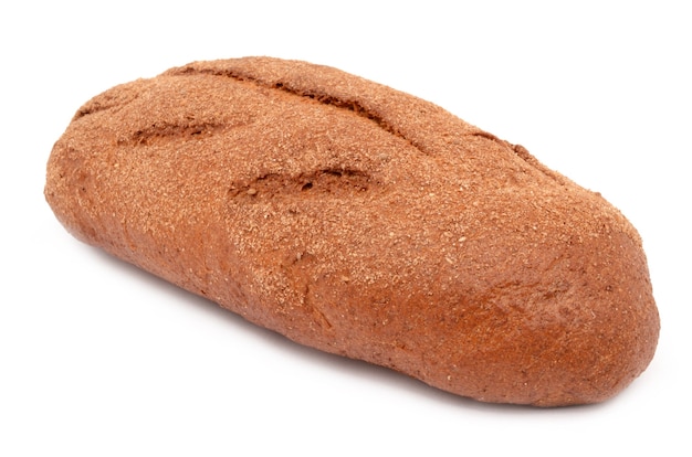 Pane fresco e gustoso su una superficie bianca isolata isolata