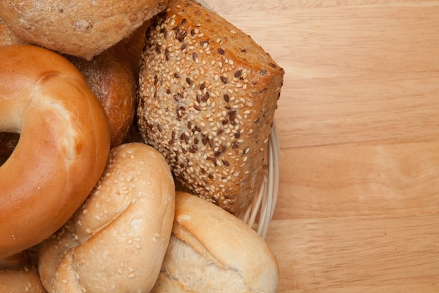 Pane in un cestino