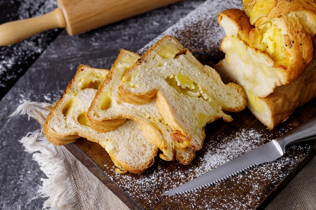 Pane in una caffetteria