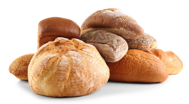 Pane isolato su bianco