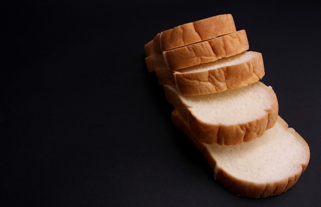 Pane morbido con uno sfondo nero.