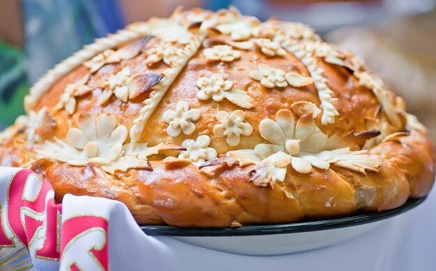 Pane nuziale tradizionale ucraino