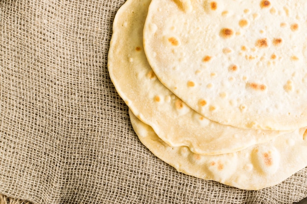 Pane Pita, Chapati, Naan o Tortilla