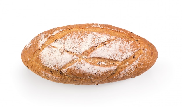Pane rotondo francese isolato