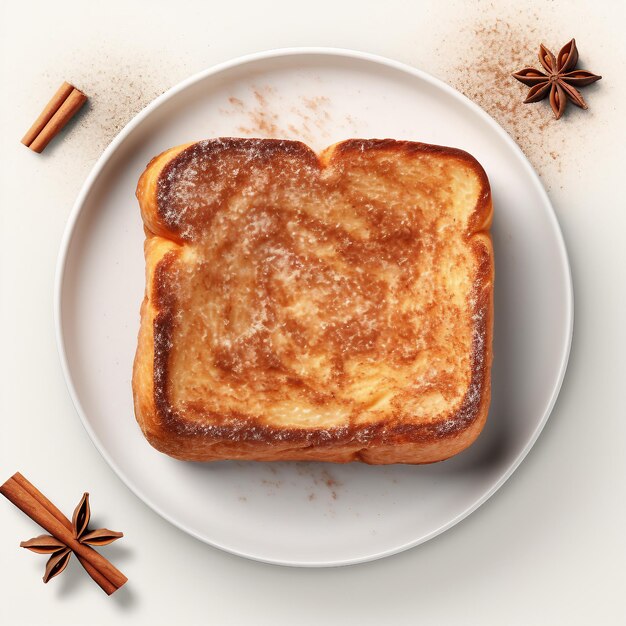 Pane tostato per la colazione