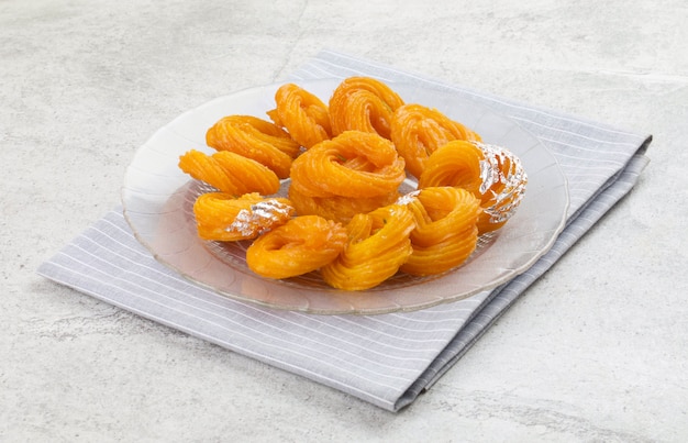 Paneer Jalebi Indian Sweet Food